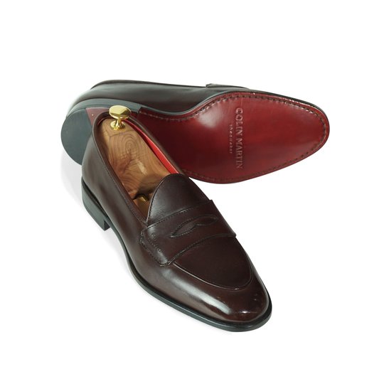 Brown Short Vamp Penny Loafer