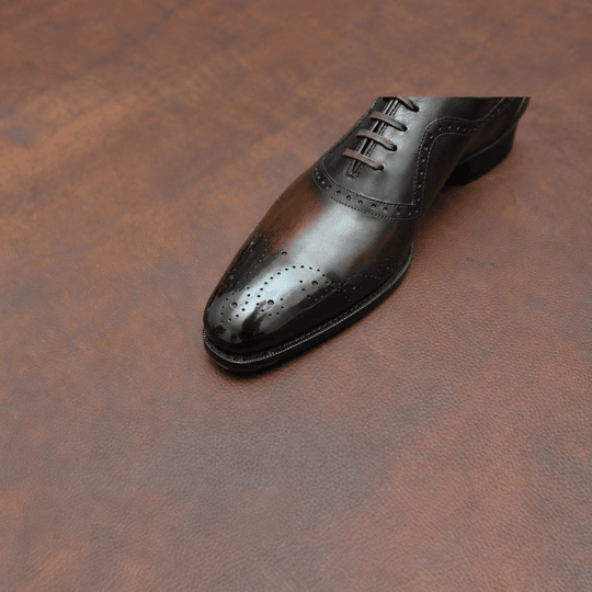 Dark Green Patina Adelaide Oxford With Brogue