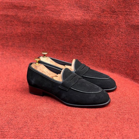 Suede Penny Loafer