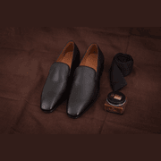 Black Slipper Unlined Loafer