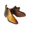 Light Brown Patina Chelsea Boots