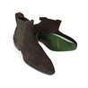 Dark Brown Suede Chelsea Boots