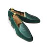 Green Alligator Pattern Mixed Suede Belgian Loafer