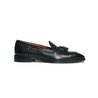 Black Soft Square Toe Tassels Loafer