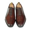 Brown Museum Box Calf Wholecut Oxford
