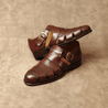Marble Brown Fisherman Sandal