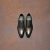 Dark Green Patina Adelaide Oxford With Brogue