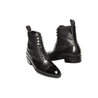 Pebbled Leather Balmoral Boot