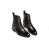 Pebbled Leather Balmoral Boot