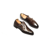 Brown Americano Coffee Leather Double Monkstraps