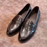 Brown Round Toe Penny Loafer