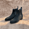 Suede Black Chelsea Boot