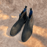 Suede Black Chelsea Boot