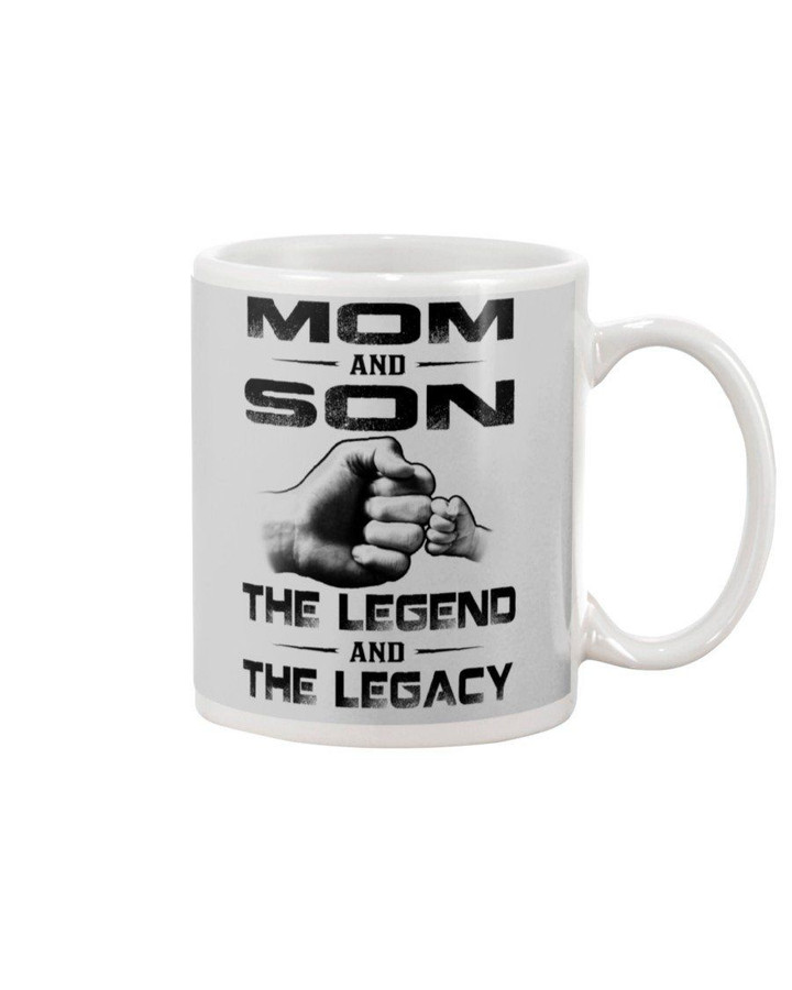 Mom And Son The Legend And The Legacy Mug