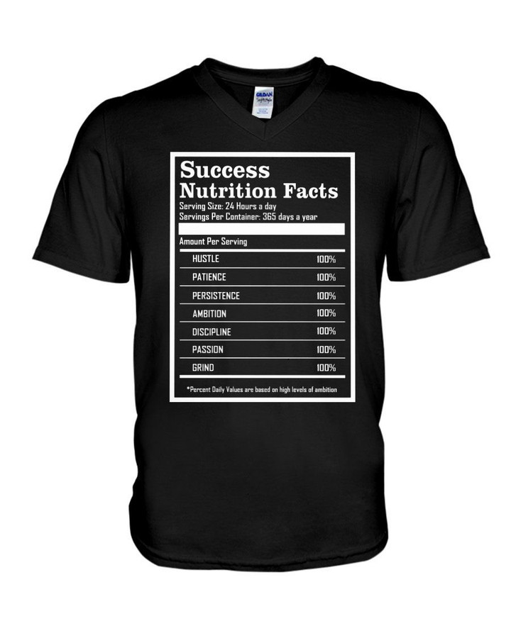 Nutritionist Success Nutrition Facts Special Simple Design Guys V-Neck