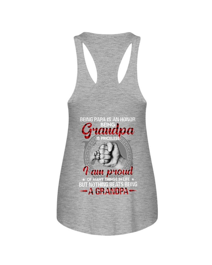 Gift For Grandpa Being Grandpa Is Priceless Ladies Flowy Tank
