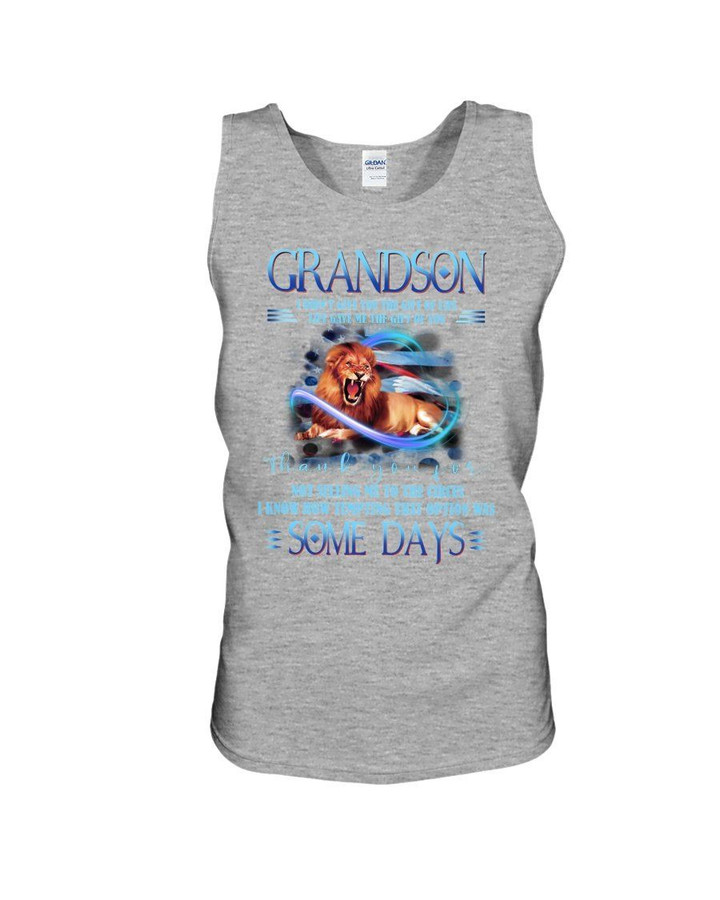 Gift For Grandson Lion Thank You For Not Selling Me Unisex Tank Top