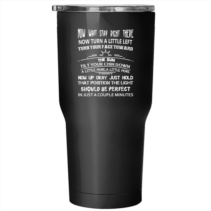 Cool Photography Black Stainless Steel Large Tumbler