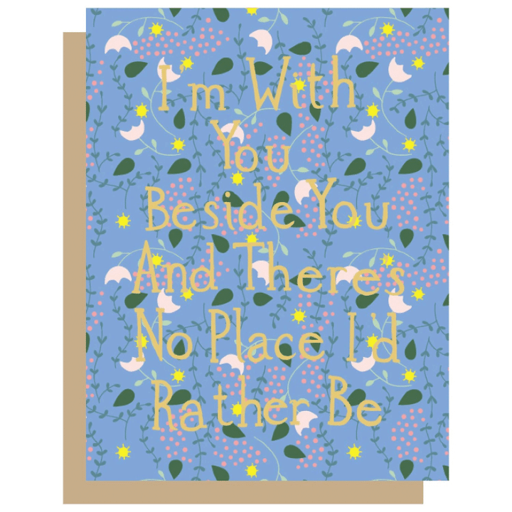 I'm With You Folder Greeting Card Set Of 10