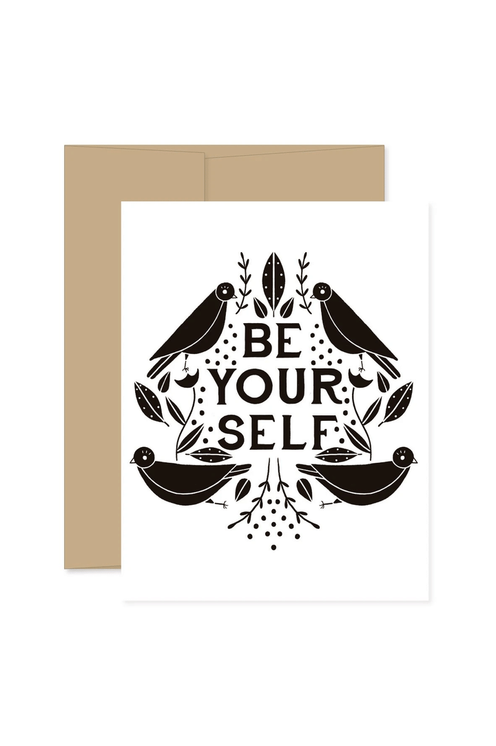 Be Yourself Folder Greeting Card Set Of 10