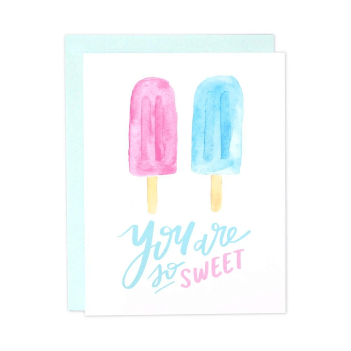 Ice Cream You Are So Sweet Folder Greeting Card Set Of 10