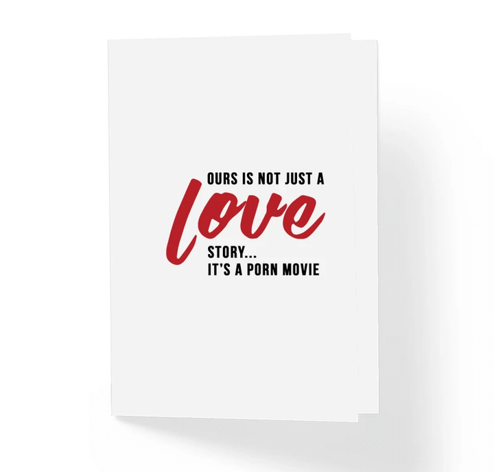 Funny Love Folder Greeting Card Set Of 10