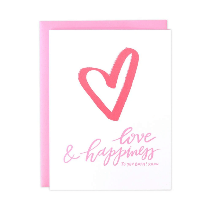 Nice Design Love And Happiness Folder Greeting Card Set Of 10