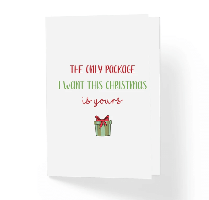 The Only Package I Want Is Yours Folder Greeting Card Set Of 10