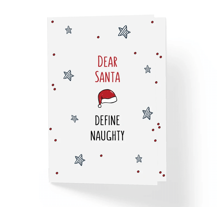 Dear Santa Folder Greeting Card Set Of 10