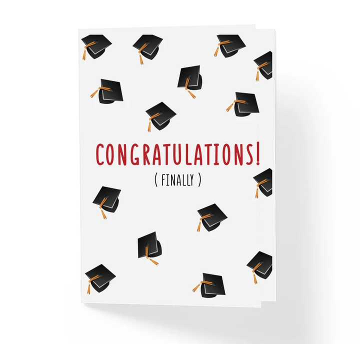 Congratulations Graduation Folder Greeting Card Set Of 10