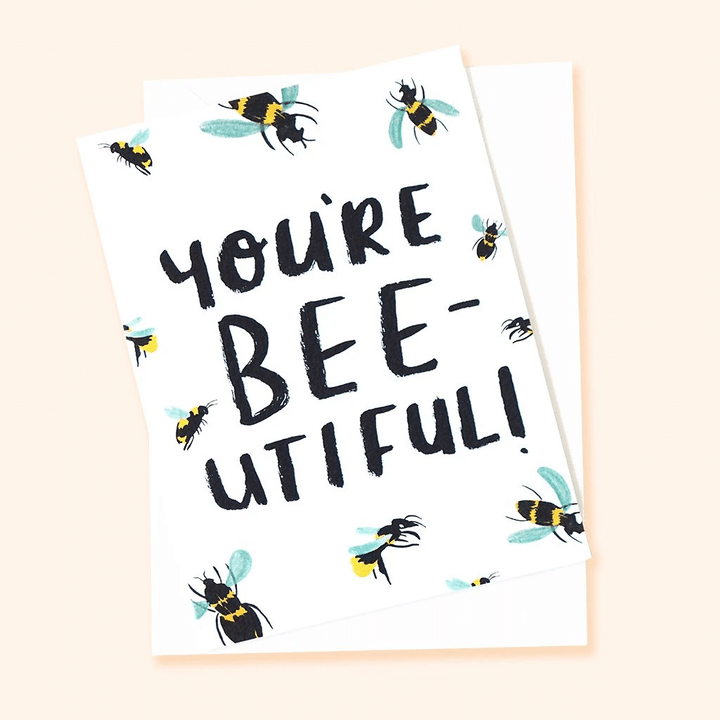 You're Bee Utiful Greetings Folder Greeting Card Set Of 10