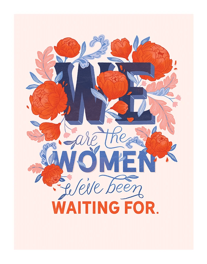 We Are The Women Fine Art Print Folder Greeting Card Set Of 10