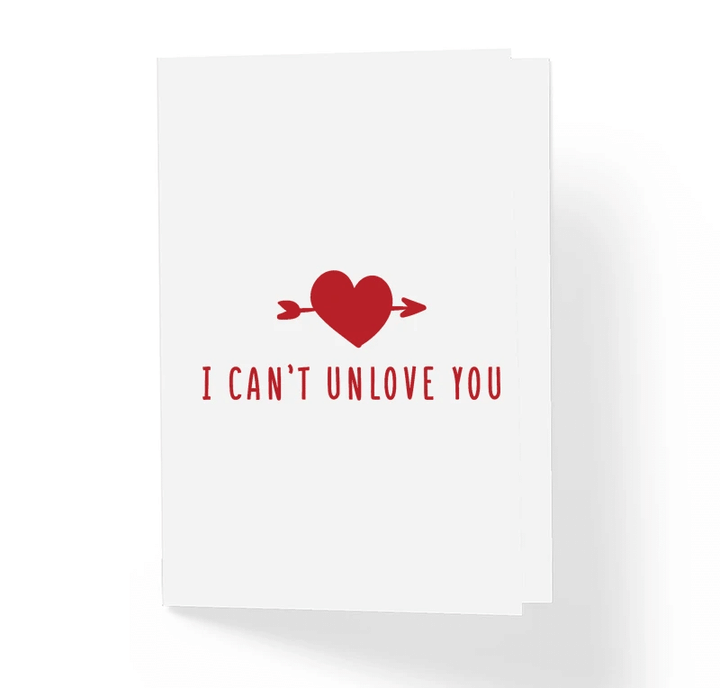 I Can't Unlove You Folder Greeting Card Set Of 10