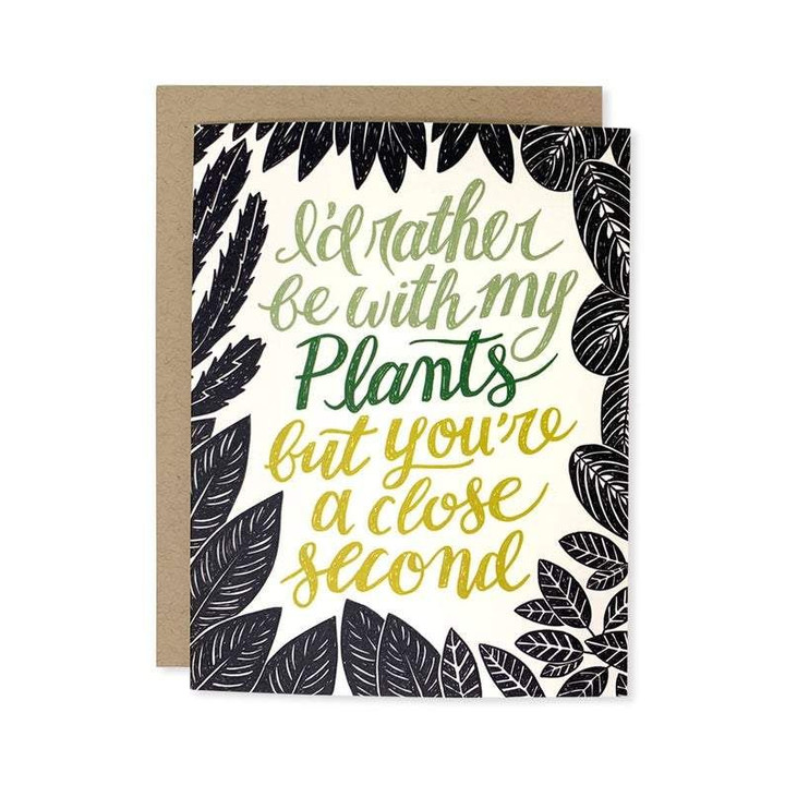 You Are A Close Second Plants Folder Greeting Card Set Of 10