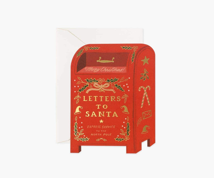 Love Letters To Santa Holiday Folder Greeting Card Set Of 10