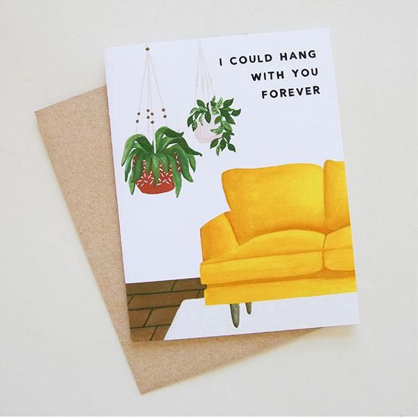 Hang With You Folder Greeting Card Set Of 10