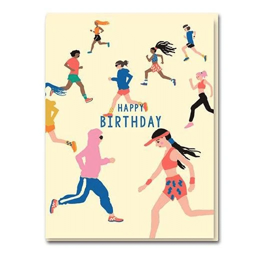 Park Run Birthday Folder Greeting Card Set Of 10
