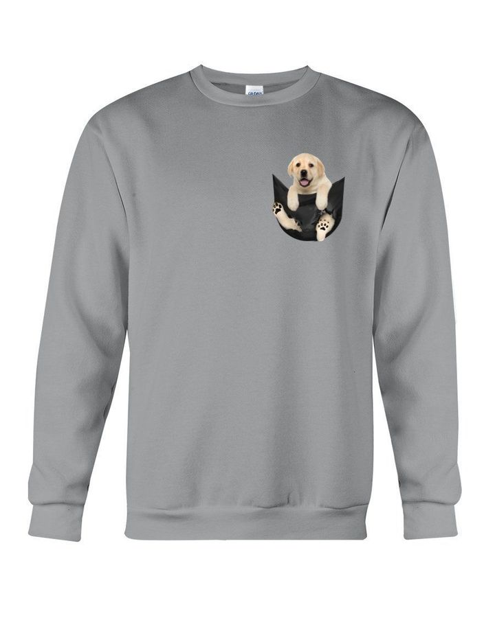 With Labrador In Pocket Gift For Labrador Lovers Sweatshirt