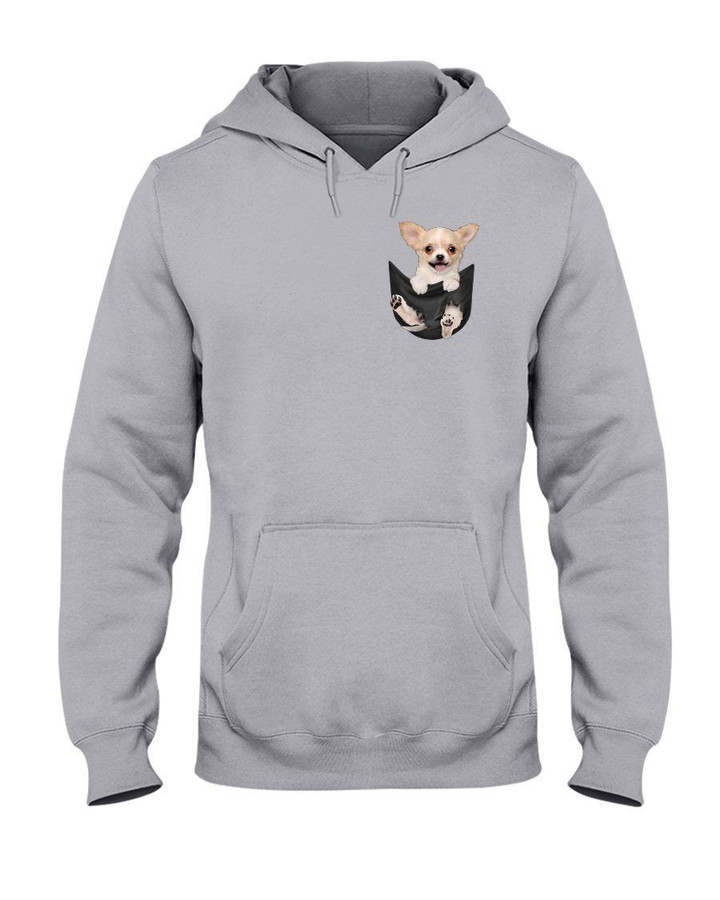 Chihuahua In Pocket Design Gift For Chiahuahua Lovers Hoodie