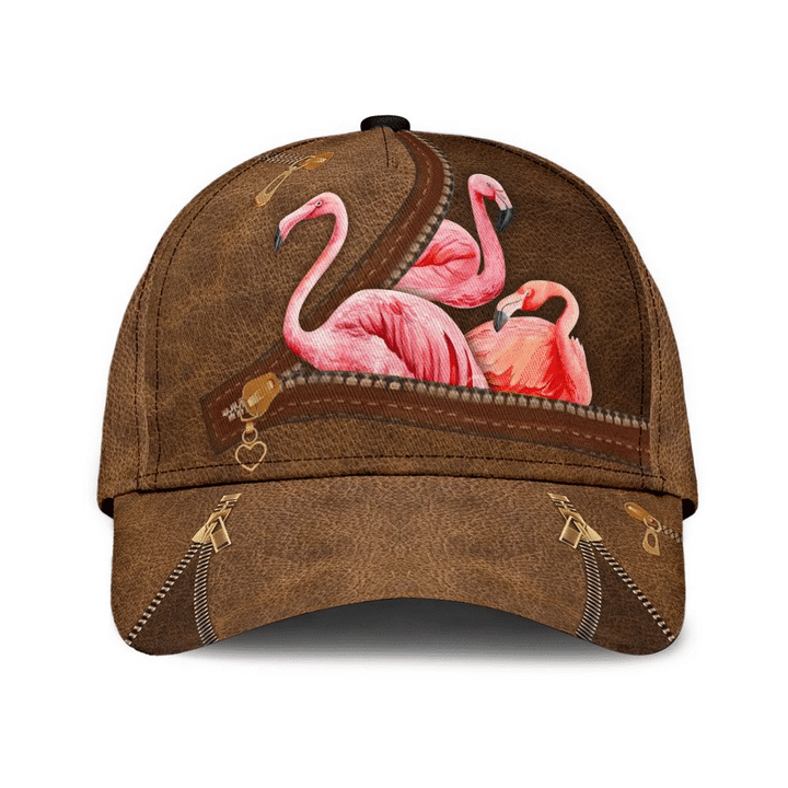 Stay Balanced Three Flamingo Printing Baseball Cap Hat