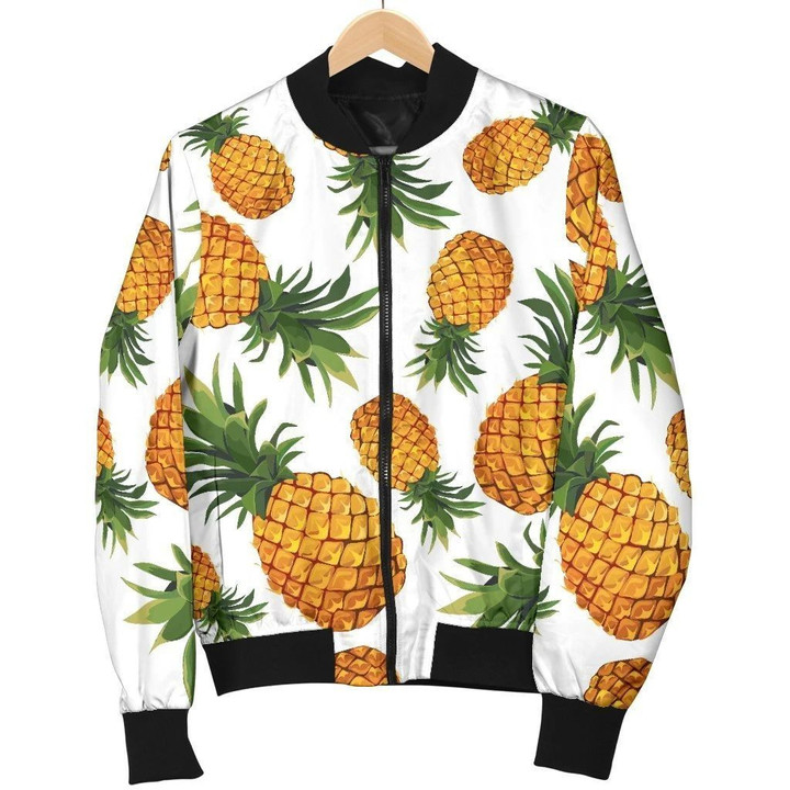 Summer Pineapple Pattern 3d Printed Unisex Bomber Jacket