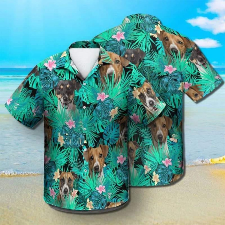 Jack Russell Terrier Beach Summer 3D Hawaiian Shirt
