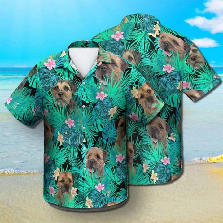 Border Terrier Beach Summer 3D Hawaiian Shirt