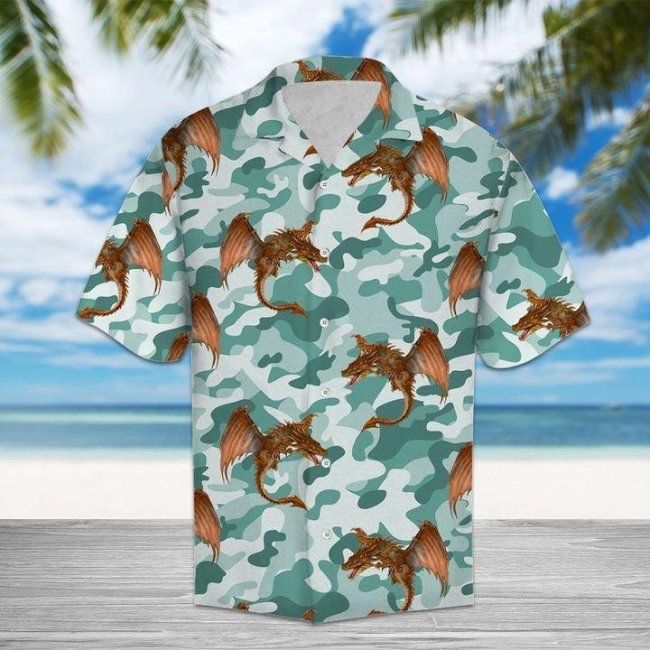 Awesome Dragon Beach Summer 3D Hawaiian Shirt