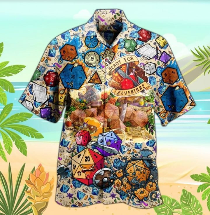 Dungeons And Dragons Ready For Adventure Beach Summer 3D Hawaiian Shirt