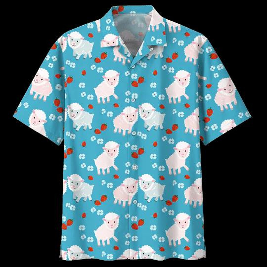 Sheep Beach Summer 3D Hawaiian Shirt