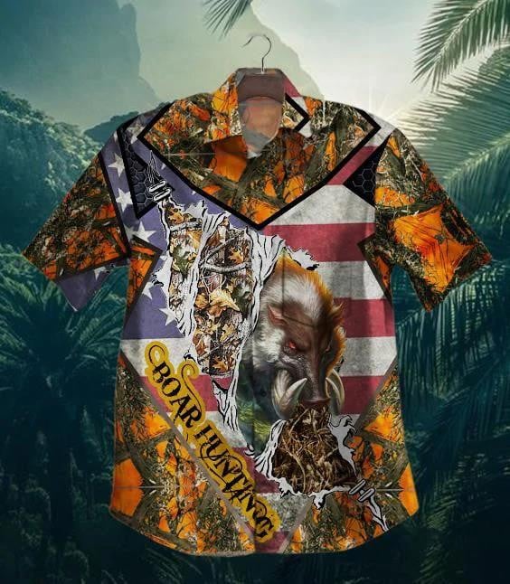 Hunting Beach Summer 3D Hawaiian Shirt