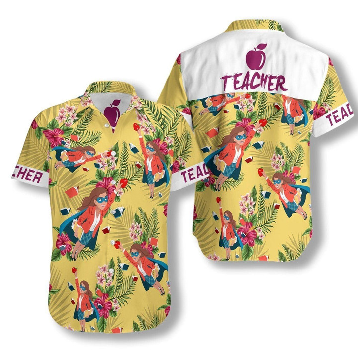 Amazing Teacher Beach Summer 3D Hawaiian Shirt