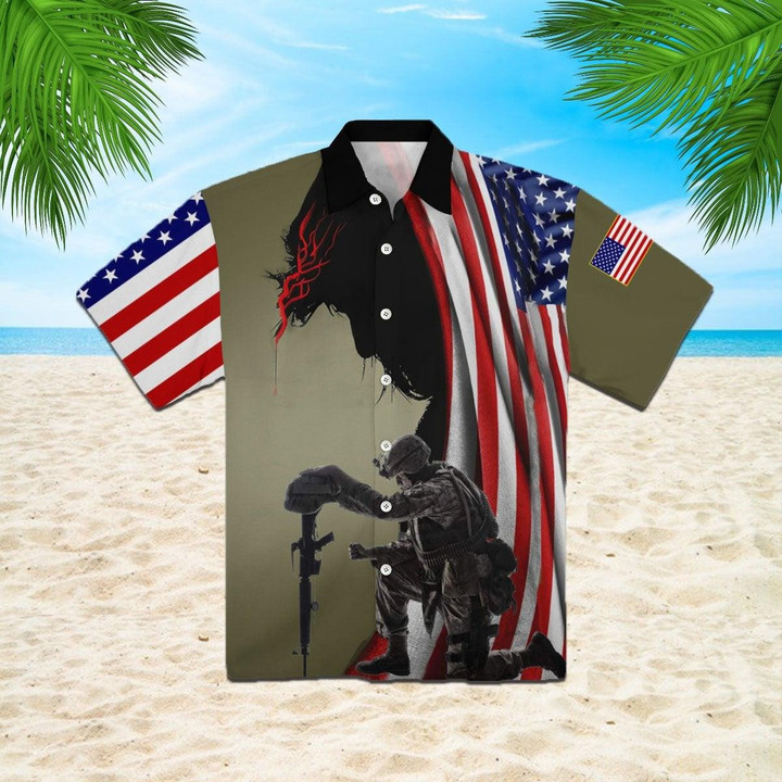 US Veteran Beach Summer 3D Hawaiian Shirt