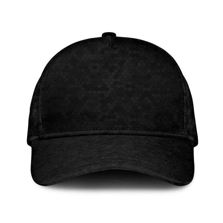 All Black Amazing Dot Pattern Black Baseball Cap Hat